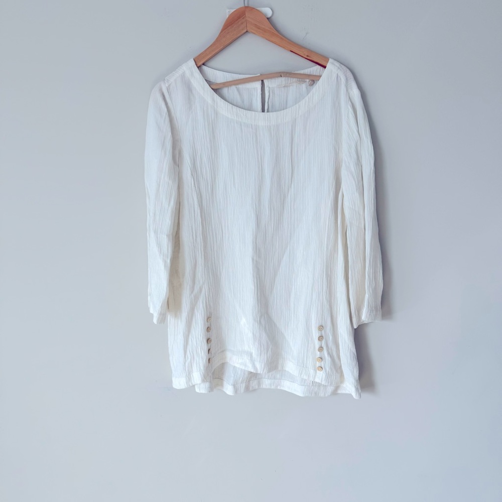 Soft Surroundings Oceo Gauze Tunic - Picture 4 of 14